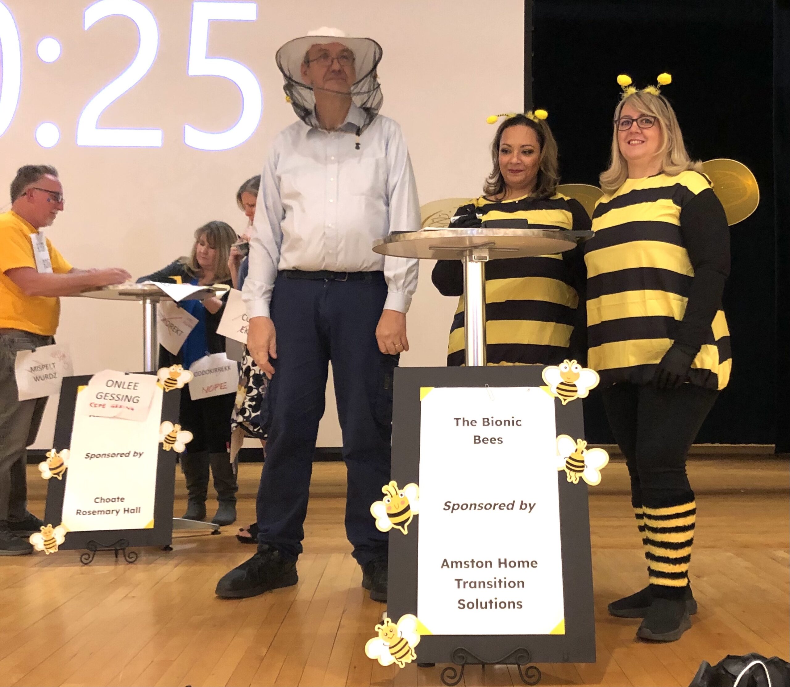 One of the many teams that participated in the Spelling Bee Team Challenge.